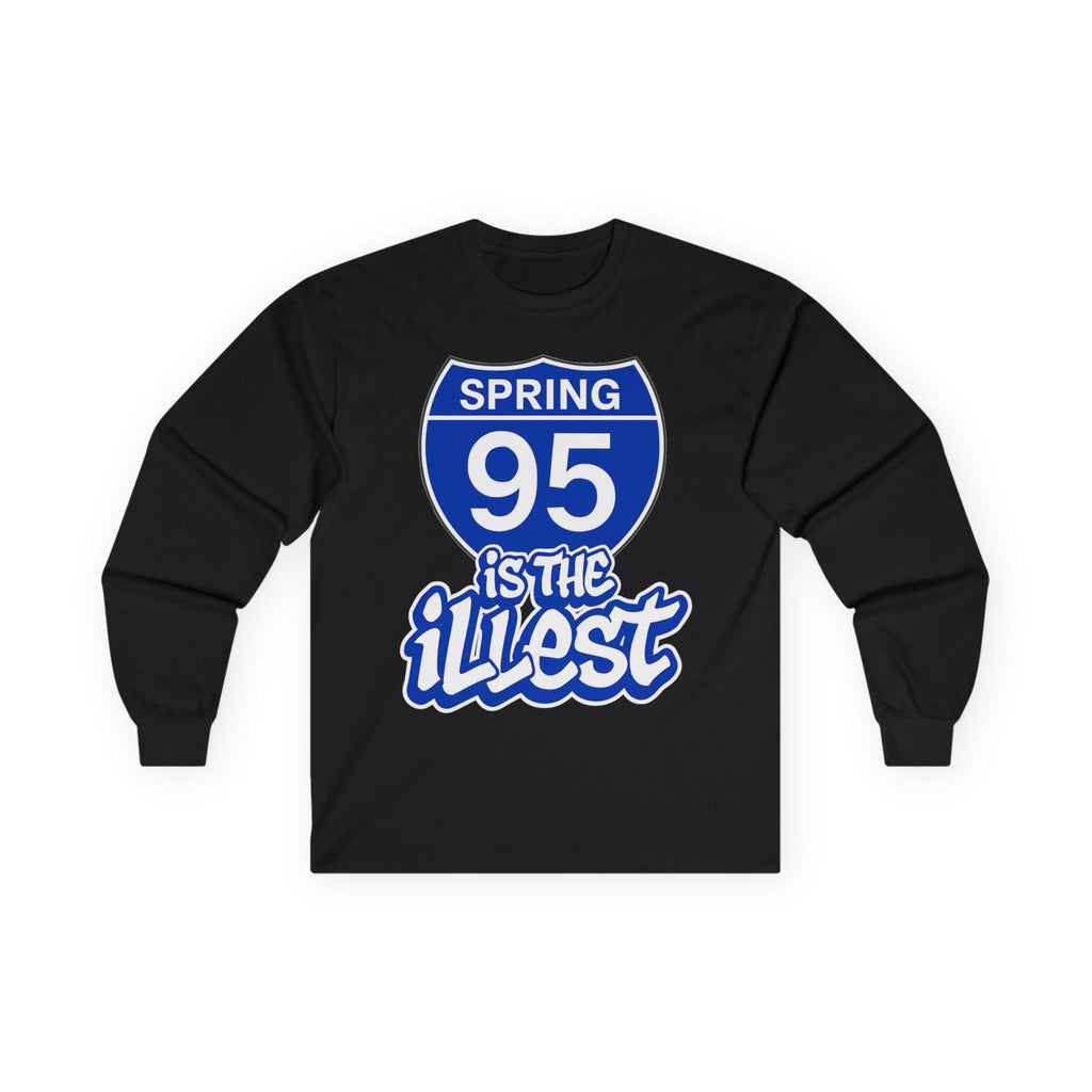 Spring 95 is the Illest Long Sleeve Tee (Blue & White)