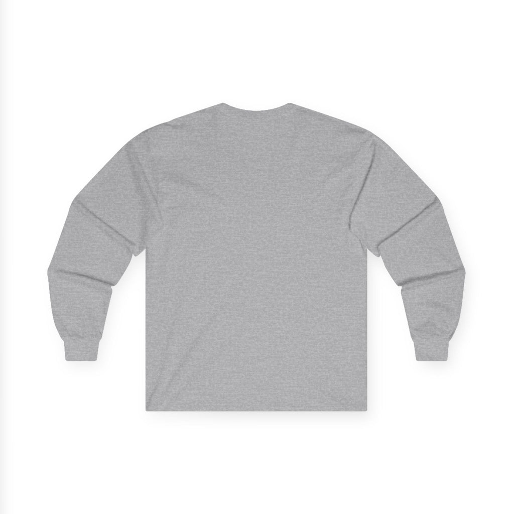 Queens Soror Long Sleeve Tee — Blue and White Crown Design