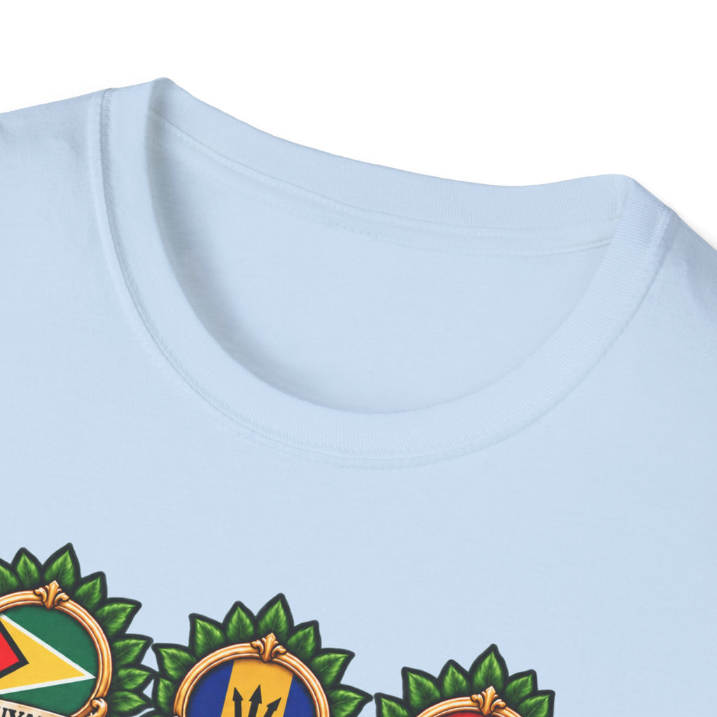 Personalized Family Roots T-Shirt — Custom Ancestry Tree With Flags
