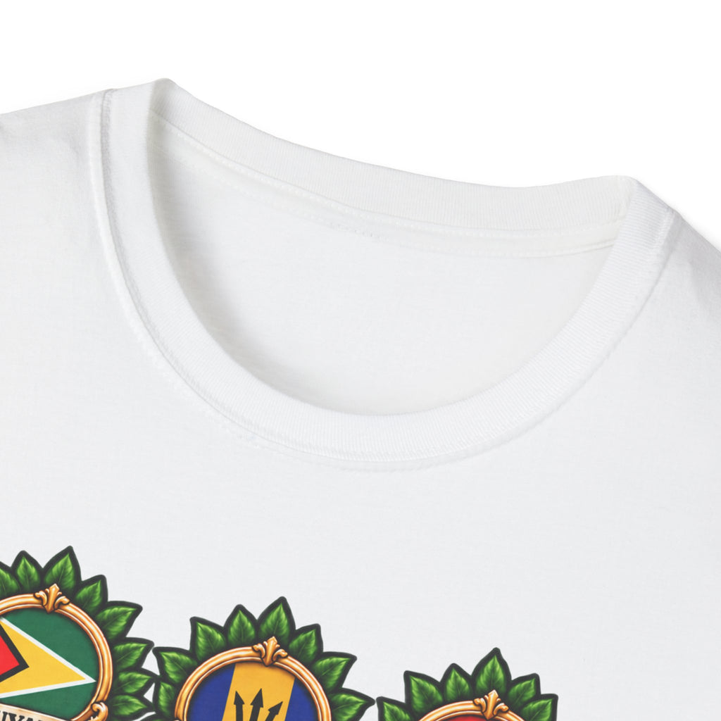 Personalized Family Roots T-Shirt — Custom Ancestry Tree With Flags