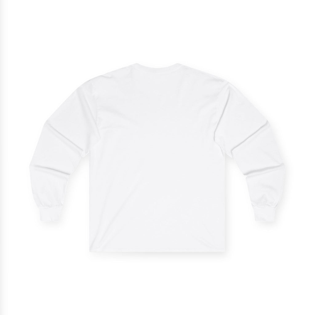 Queens Soror Long Sleeve Tee — Blue and White Crown Design