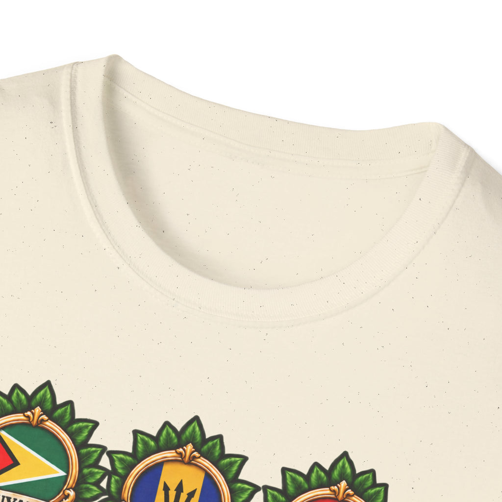 Personalized Family Roots T-Shirt — Custom Ancestry Tree With Flags