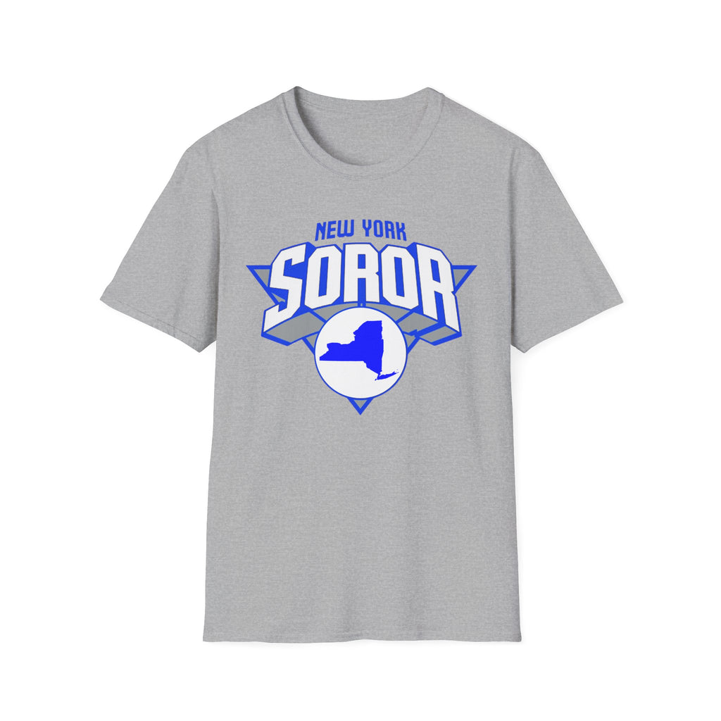 New York Soror B-Ball Themed T-Shirt (Blue and White)
