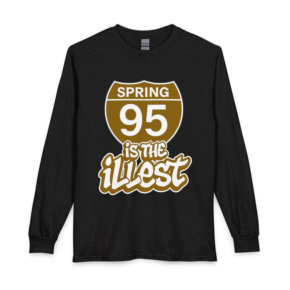 "Spring 95 Is The Illest” Interstate Long-Sleeved Tee – Exclusive Edition (Black & Gold)