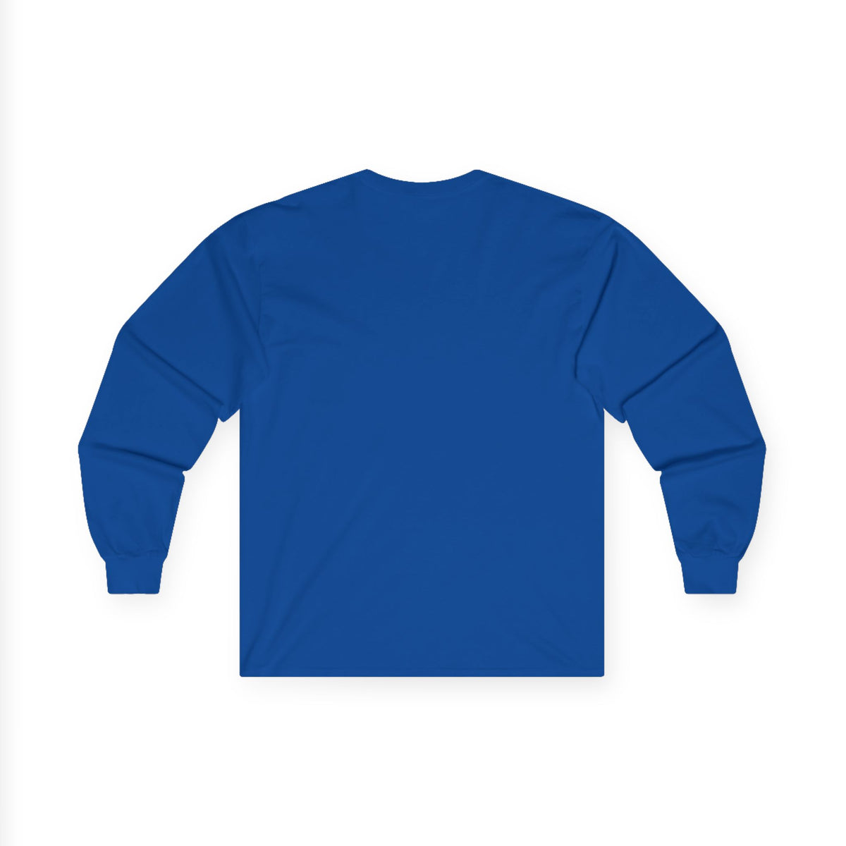 Queens Soror Long Sleeve Tee — Blue and White Crown Design